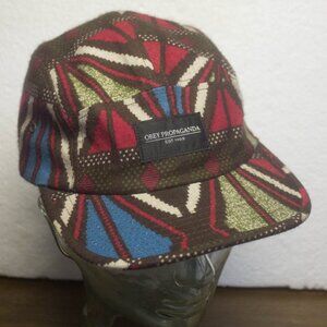 Obey Propaganda Southwest Aztec Design Baseball Hat Adjustable